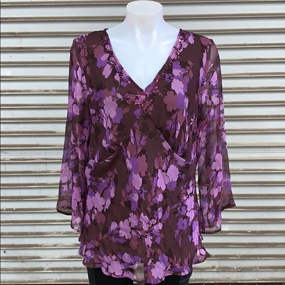 Separates by New York City Design Co 100% Silk - Picture 3 of 7